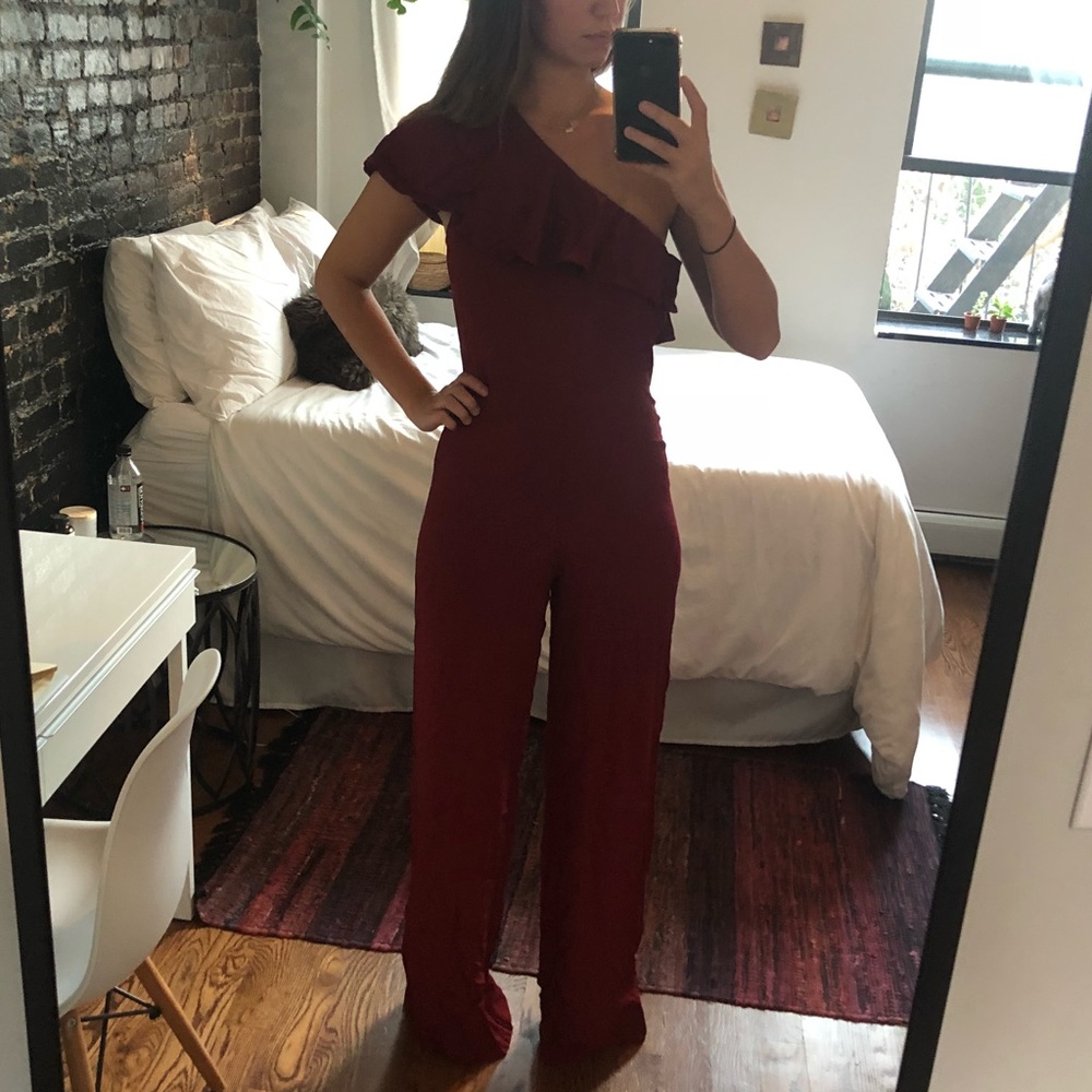 One shoulder Zara jumpsuit